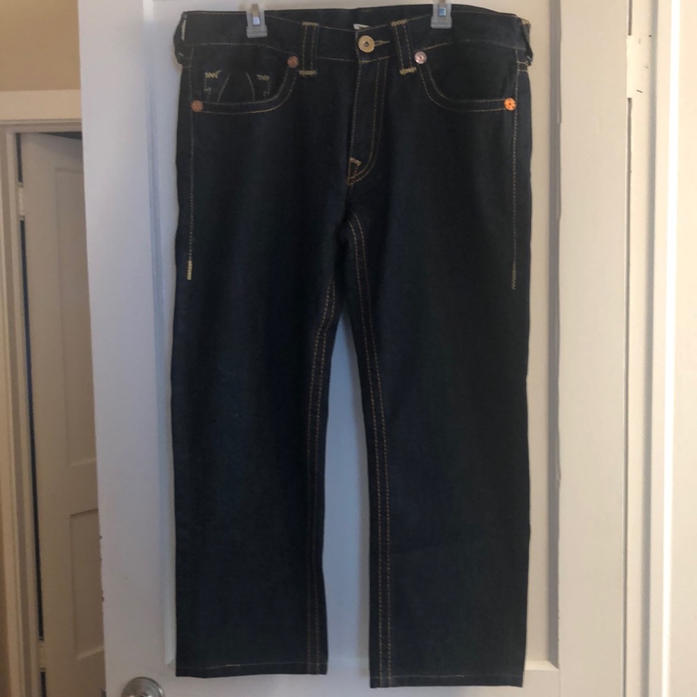 True Religion Ricky straight leg jeans 36x28